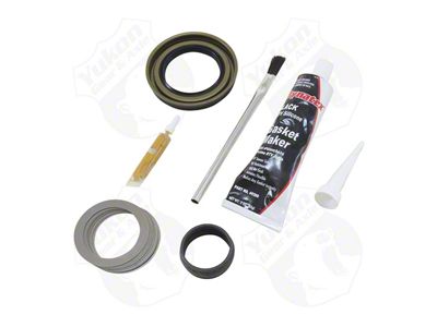 Yukon Gear Differential Rebuild Kit; Front; GM 8.25-Inch; IFS; Includes Pinion Seal and Crush Sleeve; If Applicable Complete Shim Kit, Marking Compound and Brush; IFS (99-09 Sierra 1500)