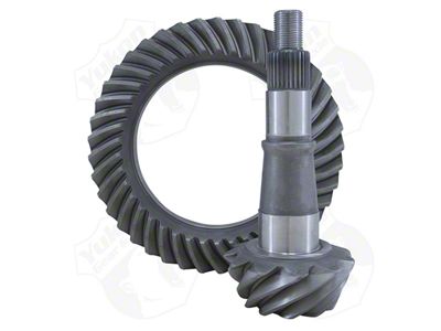 Yukon Gear Differential Ring and Pinion; Front; GM 9.25-Inch; IFS; Reverse Rotation; Ring and Pinion Set; 4.56-Ratio (00-13 4WD Sierra 1500)