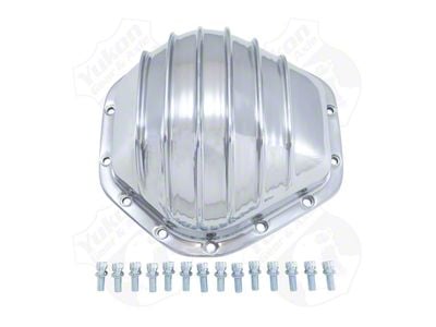 Yukon Gear Differential Cover; Rear; GM 10.50-Inch; 14-Bolt Cover; Polished Aluminum (07-15 Sierra 2500 HD)