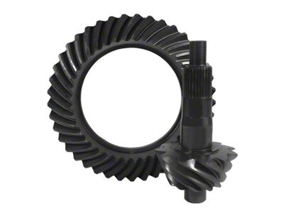 Yukon Gear Differential Ring and Pinion; Rear; GM 10.50-Inch; With 14-Bolt Cover; 4.56-Ratio; Thick Ring and Pinion Set; Fits 3 series 4.10 and Down Carrier (07-15 Sierra 2500 HD)