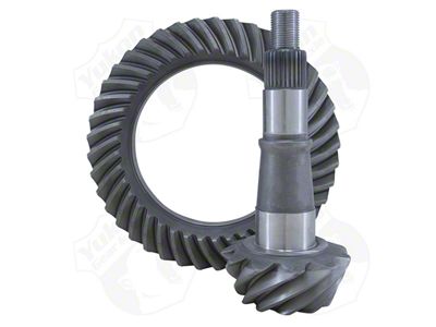 Yukon Gear Differential Ring and Pinion; Front; GM 9.25-Inch; IFS; Reverse Rotation; Ring and Pinion Set; 4.56-Ratio (07-15 4WD Sierra 2500 HD)