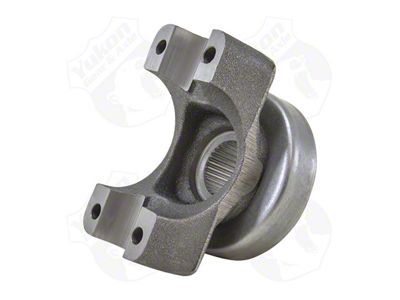 Yukon Gear Differential End Yoke; Rear Differential; GM 9.50-Inch; 14-Bolt;Pinion Yoke; 30-Spline; Strap Style; For 1415 U-Joint Size; 1.188-Inch Cap Diameter; 4.181-Inch Span (10-13 Silverado 1500)
