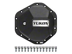 Yukon Gear Differential Cover; Rear; GM 10.50-Inch; 14-Bolt; Nodular Iron Differential Cover; Includes Metric Cover Bolts and Magnetic Drain Plug (07-18 6.0L Silverado 2500 HD)