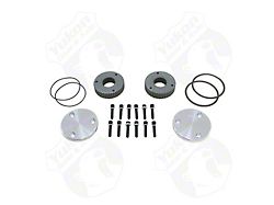 Yukon Gear Locking Hub Splined Slug; Yukon Hardcore Drive Flange Kit for Dana 60; 30-Spline Outer Stubs; Yukon Engraved Caps (11-13 4WD F-250 Super Duty)