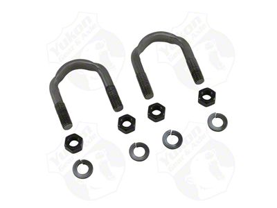 Yukon Gear Universal Joint U-Bolt Kit; Rear; 1330 Ford and 7290; U-Joint and U-Bolts Kit; 1.125-Inch Cap Diameter; 0.313-Thread x 0.563-Inch Span (11-13 4WD F-250 Super Duty)