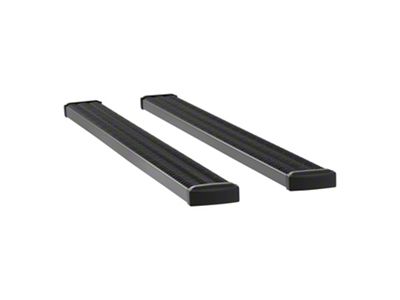 Grip Step 7-Inch Running Boards; Rocker Mount; Textured Black (07-14 Yukon)