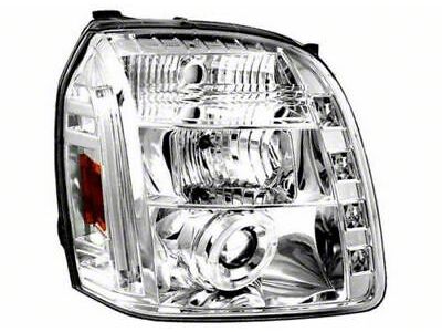 Halo Projector Headlights; Chrome Housing; Clear Lens (07-14 Yukon)