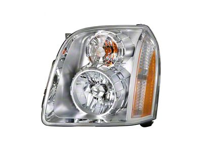 Headlights Depot Halogen Headlight; Driver Side (07-11 Yukon)