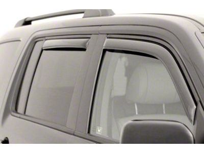 In-Channel Ventvisor Window Deflectors; Front and Rear; Dark Smoke (15-20 Yukon)