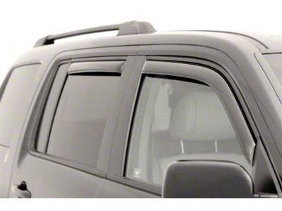 In-Channel Ventvisor Window Deflectors; Front and Rear; Dark Smoke (21-25 Yukon)