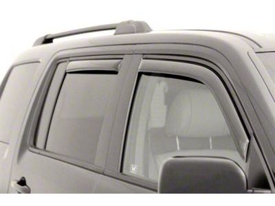 In-Channel Ventvisor Window Deflectors; Front and Rear; Dark Smoke (21-24 Yukon)