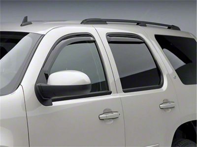 EGR In-Channel Window Visors; Front and Rear; Dark Smoke (07-14 Yukon)