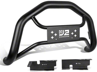 J2 Tubular Bull Bar; Black (07-20 Yukon)