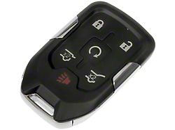 Keyless Entry Remote; 6-Button; 315 MHz (15-20 Yukon w/ Remote Start, Power Lift Gate & Passive Entry)