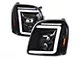 LED Bar Projector Headlights with Sequential Turn Signals; Gloss Black Housing; Clear Lens (07-14 Yukon)