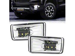 LED Fog Lights; Chrome Housing (15-16 Yukon)