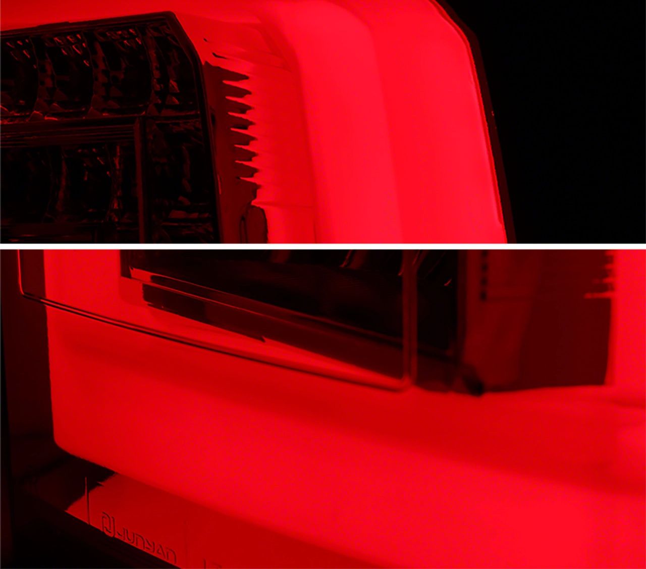 Yukon LED Tail Lights; Chrome Housing; Red Smoked Lens (15-20