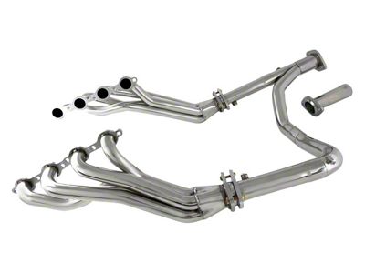 Long Tuber Header with Y-Pipe; Stainless Steel (07-14 Yukon)