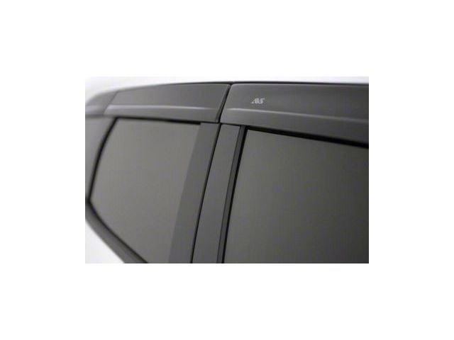 Low Profile Ventvisor Window Deflectors; Front and Rear; Matte Black (21-24 Yukon)