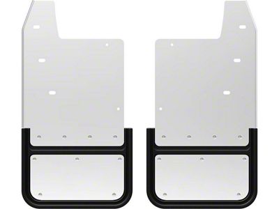 No-Drill Mud Flaps; Rear (15-20 Yukon)