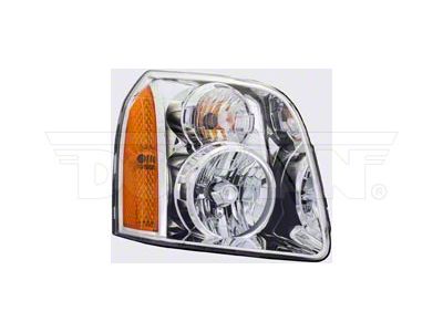 OE Style Headlight; Black Housing; Clear Lens; Driver Side (07-09 Yukon)
