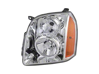 OE Style Headlight; Black Housing; Clear Lens; Driver Side (07-14 Yukon, Excluding Denali)