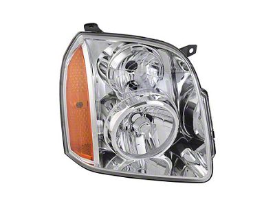 OE Style Headlight; Black Housing; Clear Lens; Passenger Side (07-14 Yukon, Excluding Denali)