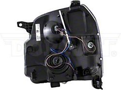 OE Style Headlight; Chrome Housing; Clear Lens; Passenger Side (07-09 Yukon)