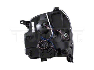 OE Style Headlight; Chrome Housing; Clear Lens; Passenger Side (07-09 Yukon)