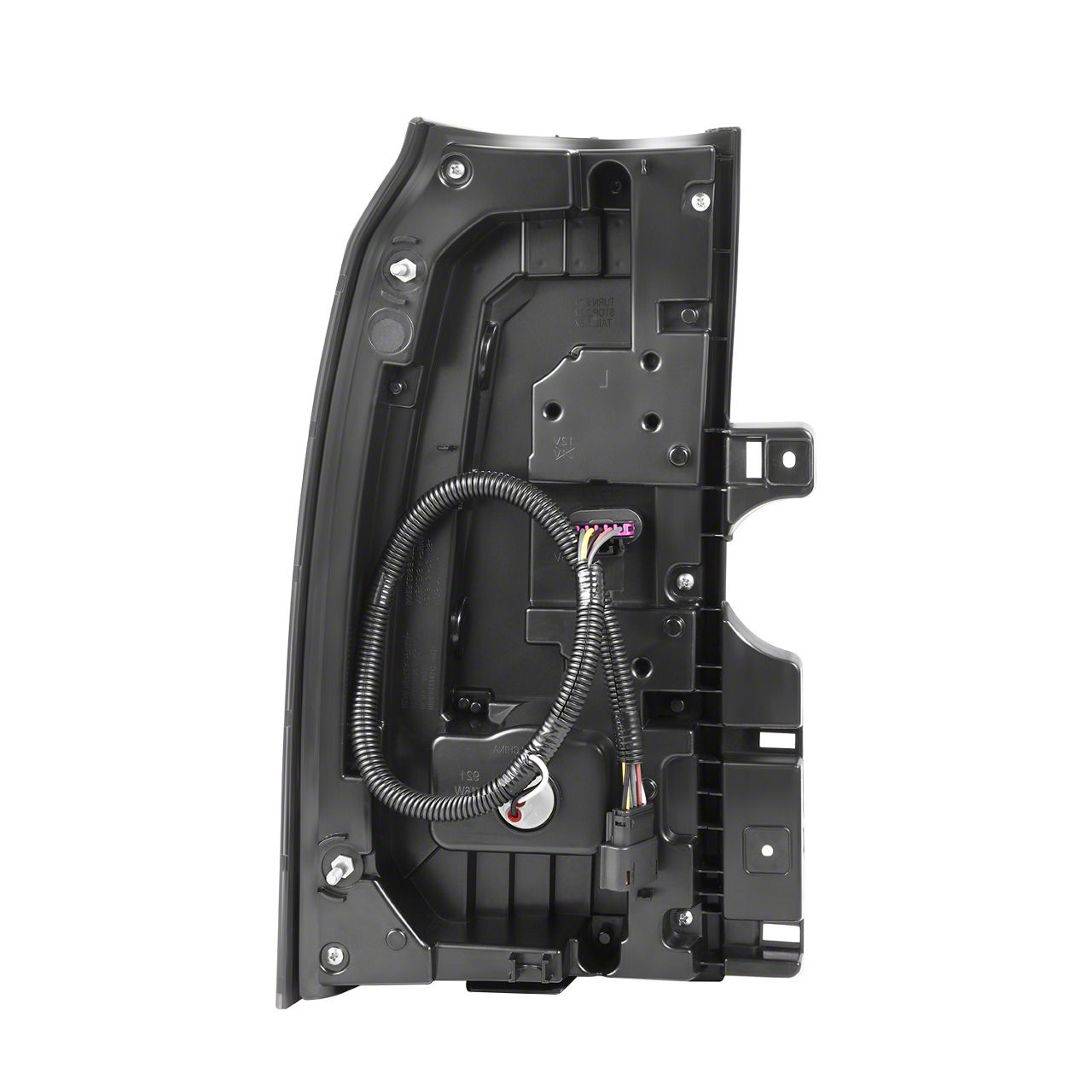 LED Tail Light Assembly – 2021-2024 GMC Yukon Passenger Side RH, Black Housing, Red Lens