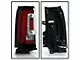 OE Style LED Tail Light; Chrome Housing; Red/Clear Lens; Driver Side (15-20 Yukon)