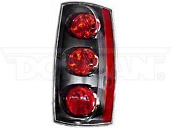 OE Style Tail Light; Black Housing; Red/Clear Lens; Passenger Side (07-09 Yukon Denali)