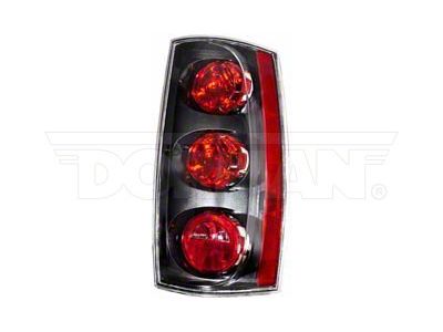 OE Style Tail Light; Black Housing; Red/Clear Lens; Passenger Side (07-09 Yukon Denali)