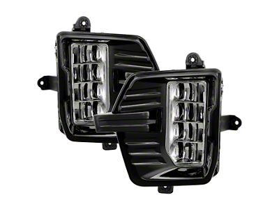 OEM Style Full LED Fog Lights with Switch; Clear (21-23 Yukon AT4)
