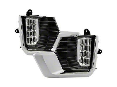 OEM Style Full LED Fog Lights with Switch; Clear (21-23 Yukon, Excluding AT4)