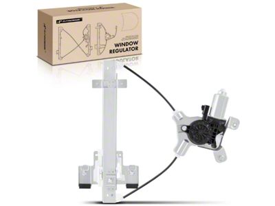 Power Window Regulator with Motor; Rear Passenger Side (07-14 Yukon)