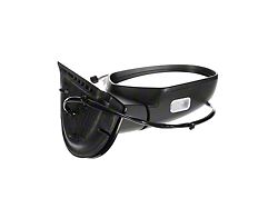Powered Folding Heated Side Mirror with Turn Signal and Puddle Light; Passenger Side; Black (07-13 Yukon w/o Auto Dim & Memory Mirrors)