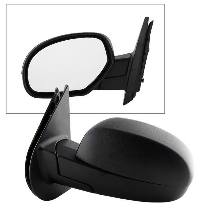 Driver Side Power Mirror For 2010-2012 Hyundai Santa Fe – Heated, Textured Black