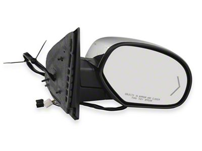 Powered Heated Mirrors with Puddle Light and Turn Signal; Textured Black (09-14 Yukon)