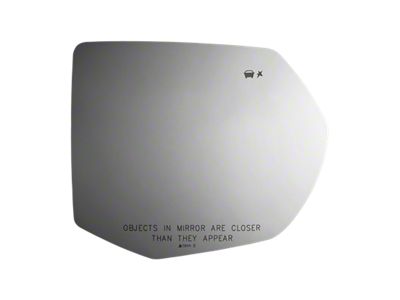 Redi-Cuts Fit Over Side View Mirror Glass with Blind Spot; Passenger Side (21-25 Yukon)