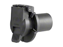 Replacement OE 7-Way RV Blade Socket; Twist-In (07-26 Yukon)