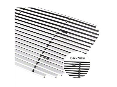 Stainless Steel Billet Upper Grille Overlay; Polished (21-25 Yukon, Excluding Denali)