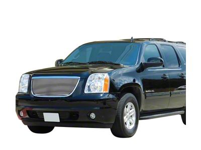 Stainless Steel Billet Upper Grille Overlay; Polished (07-14 Yukon, Excluding Hybrid)