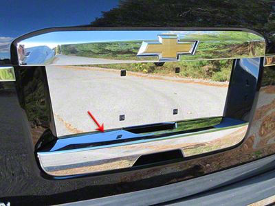 Tailgate Handle Cover; Chrome (15-20 Yukon)