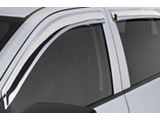 Tape-Onz Sidewind Deflectors; Front and Rear; Chrome (15-20 Yukon)