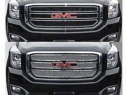 Upper Grille Cover; Chrome (15-20 Yukon SLE, SLT)