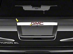 Upper Hatch Cover with Logo Cutout; Chrome (15-20 Yukon)