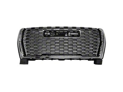 Upper Replacement Grille; Chrome (21-25 Yukon)