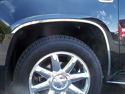 Wheel Well Accent Trim; Stainless Steel (07-14 Yukon)