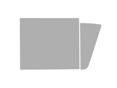 Window Tint Pre-Cut Kit; Rear Driver Side Roll-up and Door; 25% Medium (21-25 Yukon)